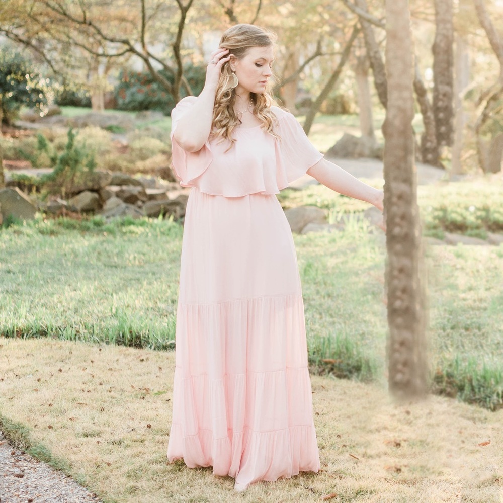 Forever 21 Contemporary - Blush Gown - S